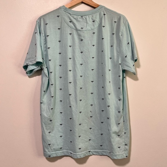 Denim & Flower Ricky Singh Paradise Palm Tree Print T-Shirt Men’s Size Large - Picture 4 of 8